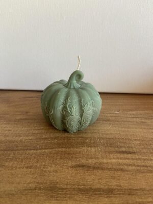 Pumpkin candle