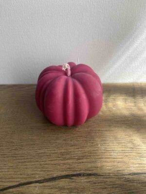 Pumpkin candle